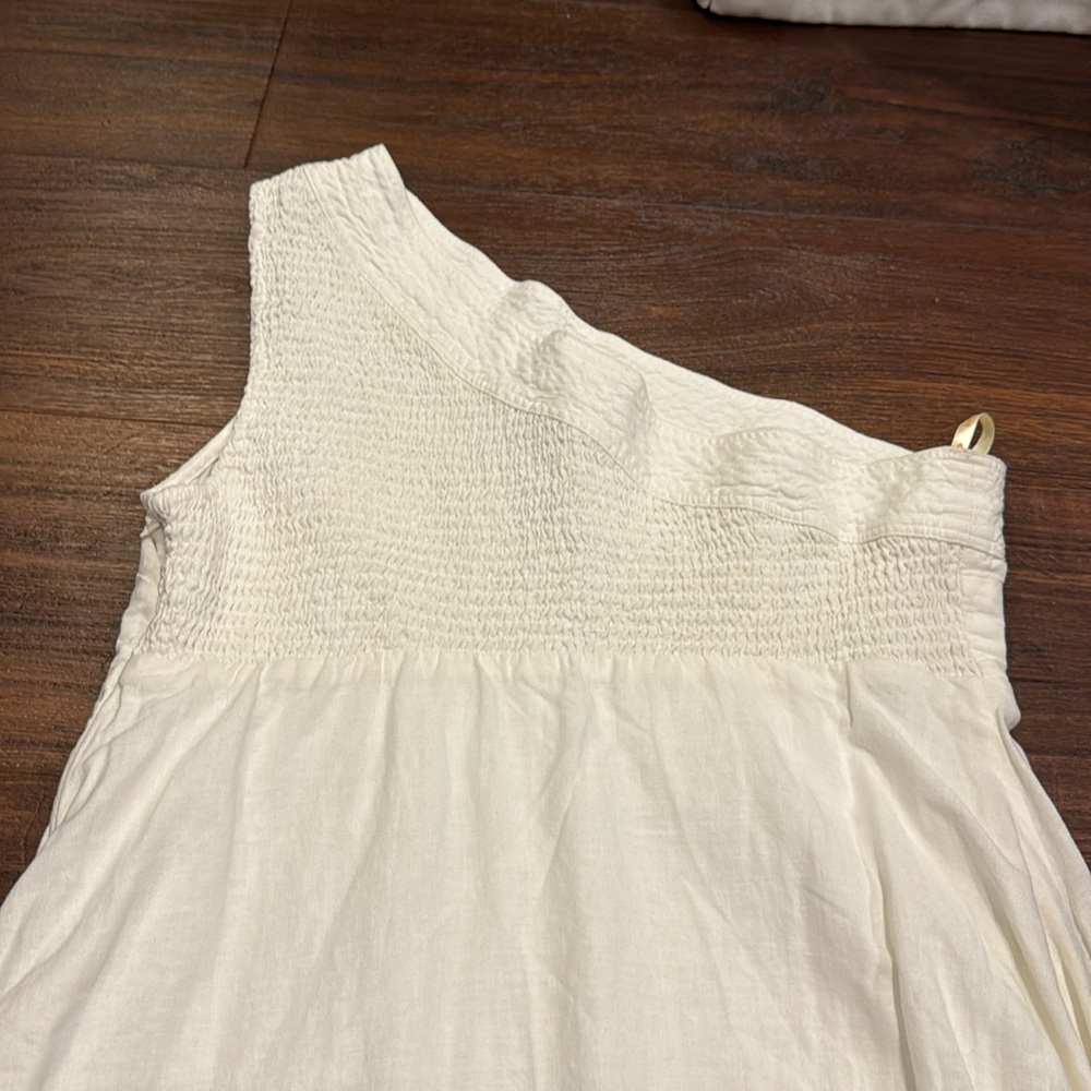 FARM Rio for Anthropologie NWOT One Shoulder Smocked back Maxi Dress. - Picture 11 of 12